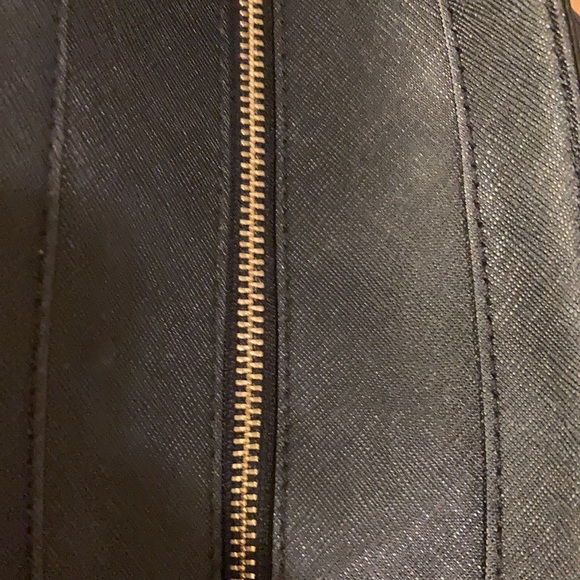 Kate Spade black leather tote - Picture 6 of 8